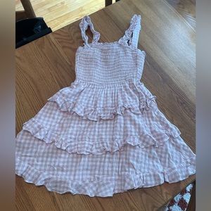 Mabel Gingham Ruffle Dress